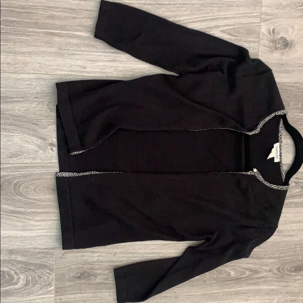 Black cardigan
